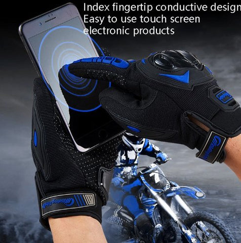 Black RT Motorcycle Gloves