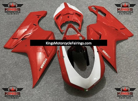 Ducati 1098 (2007-2012) Red & White Fairings