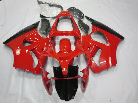 Fairing kit for a Kawasaki ZX6R 636 (2000-2002) Red & Black