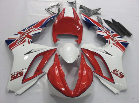 Triumph Daytona 675 (2009-2012) Red, White & Blue English Flag Fairings