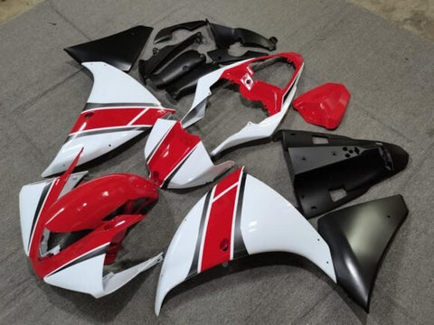 Yamaha YZF-R1 (2012-2014) Red, White & Matte Black Fairings