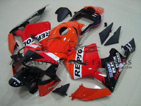 Honda CBR600RR (2003-2004) Red, Black & White Repsol Fairings