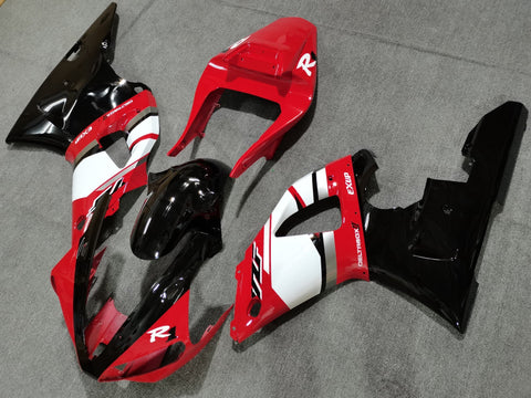 Yamaha YZF-R1 (2000-2001) Red, Black & White Fairings