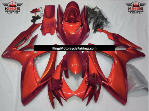 Suzuki GSXR750 (2006-2007) Red Fairings