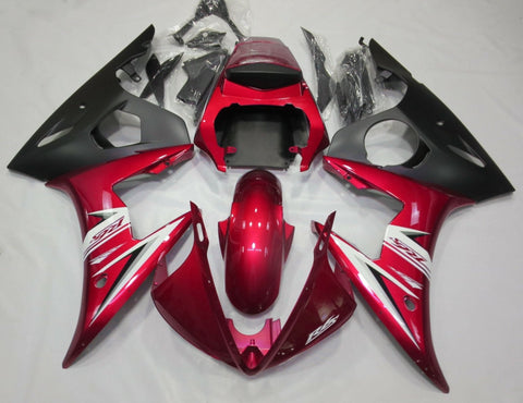 Yamaha YZF-R6 (2003-2004) Red, Matte Black, White & Silver Fairings