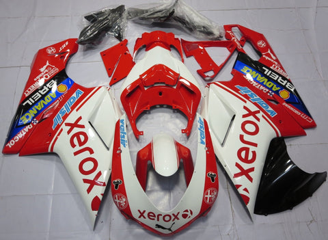 Ducati 848 (2007-2014) Red & White Xerox Fairings