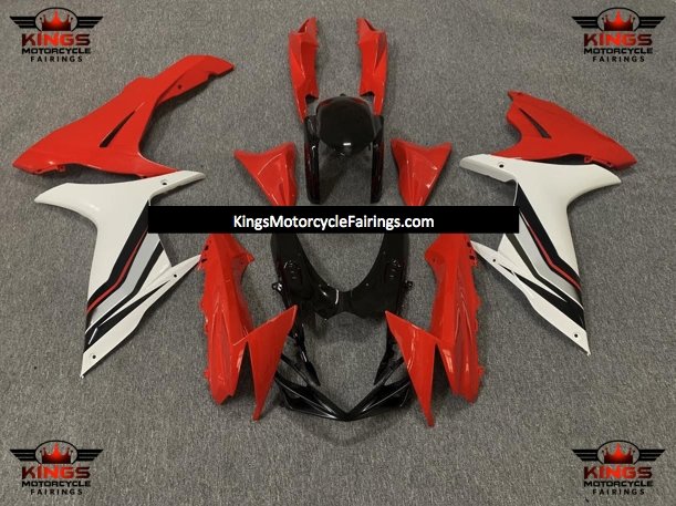 Suzuki GSXR750 (2011-2023) Red, White, Black & Silver Fairings