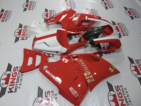 Ducati 916 (1994-1999) Red, White & Silver Fairings