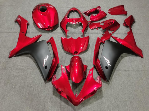 Yamaha YZF-R1 (2007-2008) Red & Matte Black Fairings