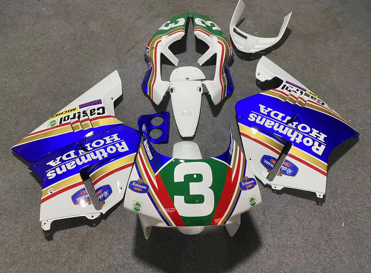 Rothmans Blue & White 1994 Honda NSR250R MC28 #3 Race Fairings