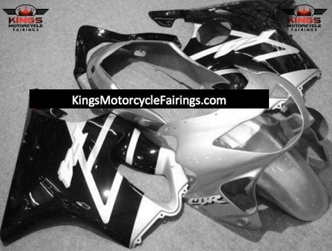 Honda CBR600F4 (1999-2000) Silver & Black Fairings