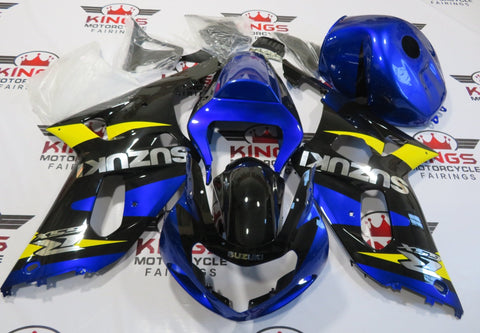 SUZUKI GSXR750 (2000-2003) BLUE, BLACK & YELLOW FAIRINGS