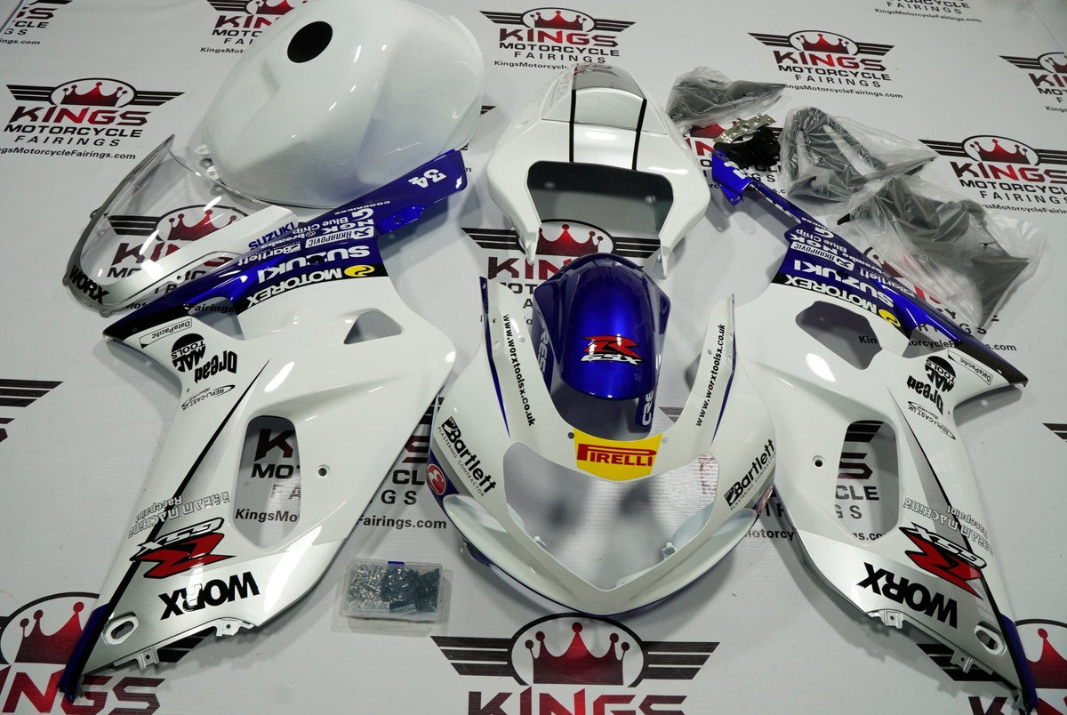 SUZUKI GSXR750 (2000-2003) WHITE WORX FAIRINGS