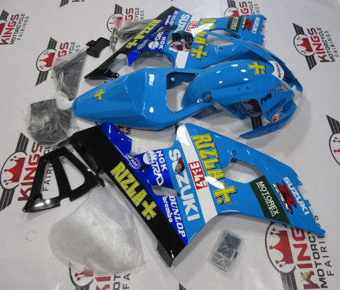 SUZUKI GSXR750 (2004-2005) LIGHT BLUE RIZLA FAIRINGS