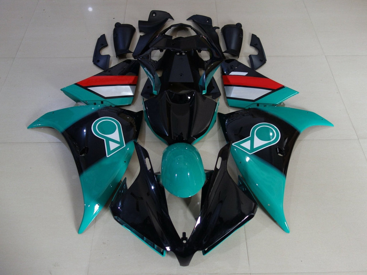 Yamaha YZF-R1 (2009-2011) Black, Green, White & Red Fairings