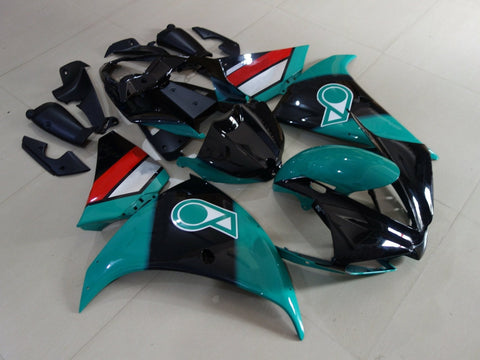 Yamaha YZF-R1 (2009-2011) Black, Green, White & Red Fairings