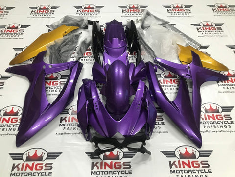 Suzuki GSXR600 (2008-2010) Purple, Gold, Black Fairings