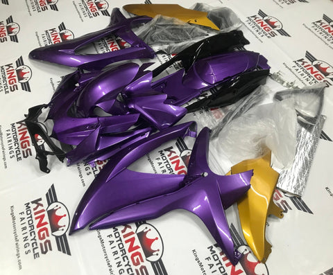 Suzuki GSXR600 (2008-2010) Purple, Gold, Black Fairings