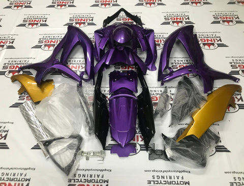 Suzuki GSXR600 (2008-2010) Purple, Gold, Black Fairings