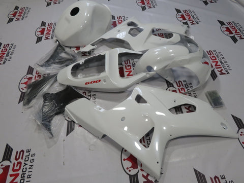 Suzuki GSXR750 (2000-2003) Pearl White & Red Fairings