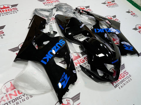 Suzuki GSXR750 (2004-2005) Black & Blue Fairings