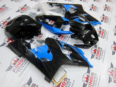 Suzuki GSXR750 (2004-2005) Black & Light Blue Fairings