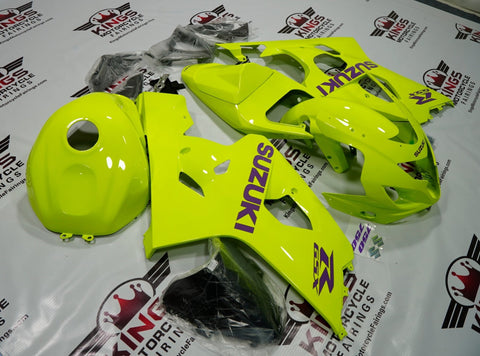 Suzuki GSXR750 (2004-2005) Neon Yellow & Purple Fairings