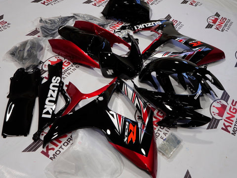 Suzuki GSXR750 (2006-2007) Black & Candy Apple Red Fairings