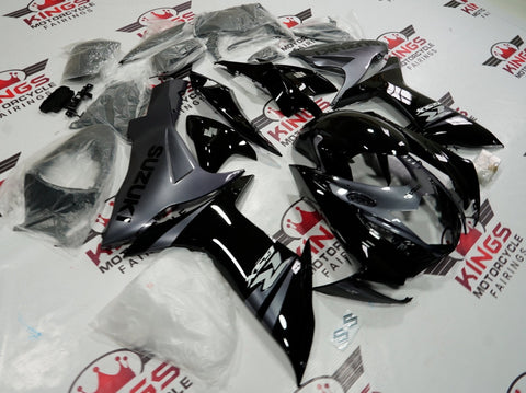 Suzuki GSXR750 (2011-2023) Black & Silver Fairings