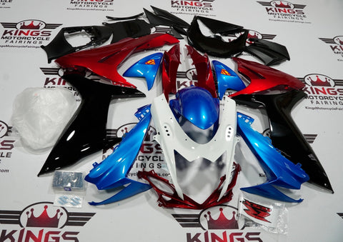 Suzuki GSXR750 (2011-2023) Blue, Black, White & Red Superman Fairings