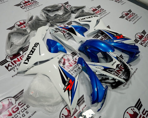 Suzuki GSXR750 (2011-2023) Blue & White Fairings