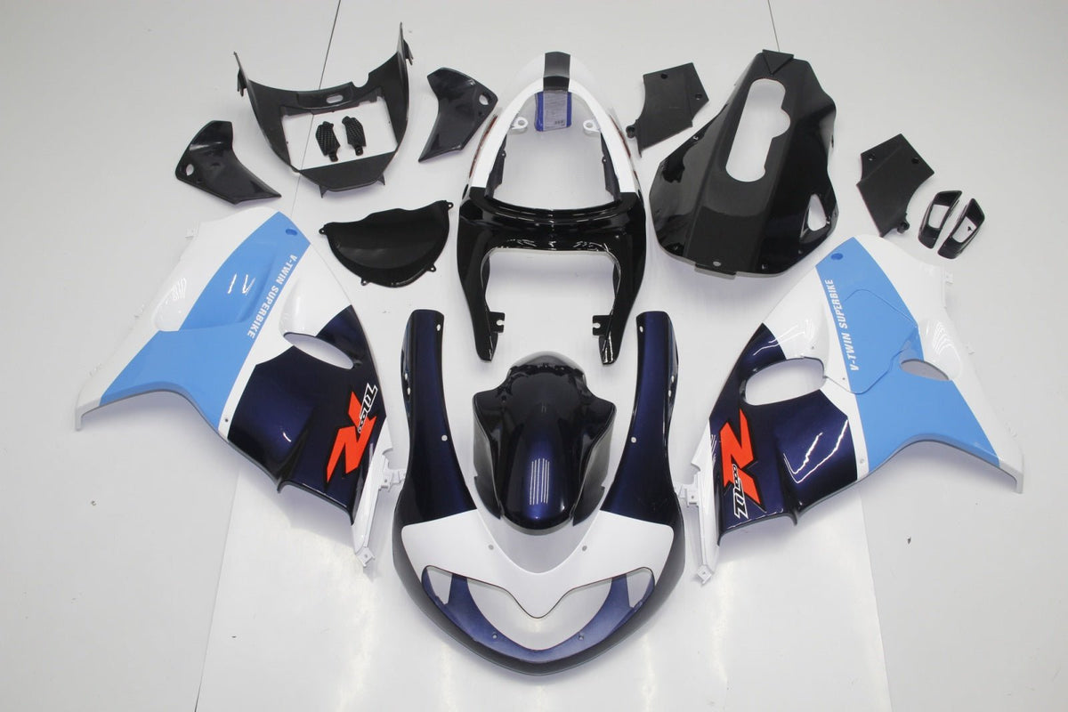 Suzuki TL1000R (1998-2003) White, Dark Blue, Black & Baby Blue Fairings