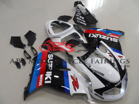 Suzuki TL1000R (1998-2003) White, Black, Blue & Red Motul Fairings