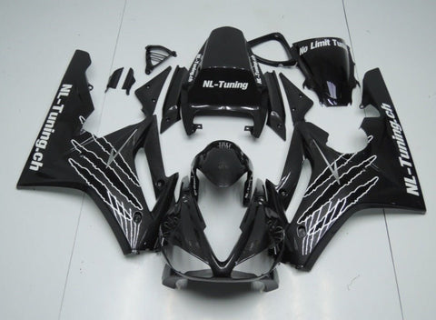 Triumph Daytona 675 (2006-2008) Gray, Black & White Claw Fairings