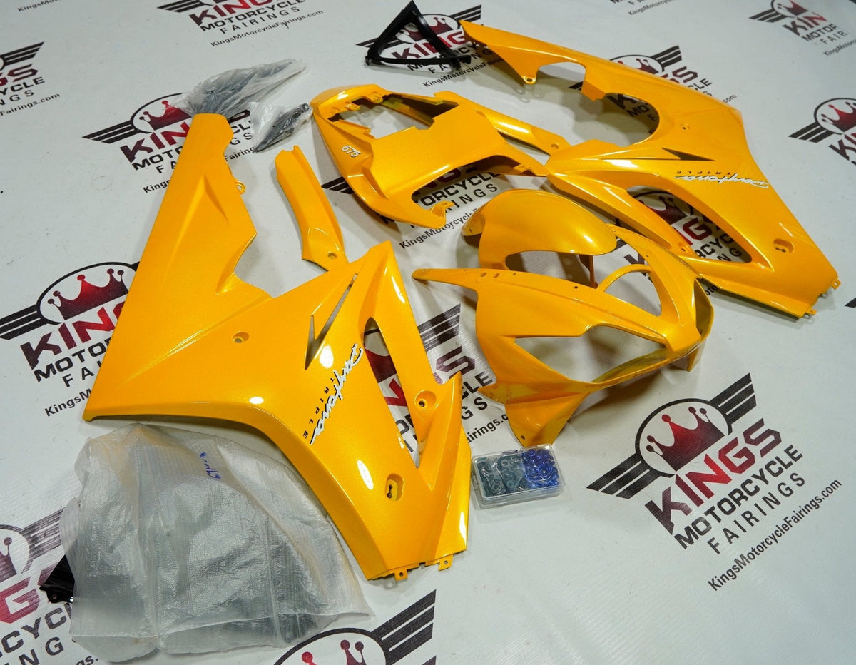 Triumph Daytona 675 (2006-2008) Scorched Yellow Fairings