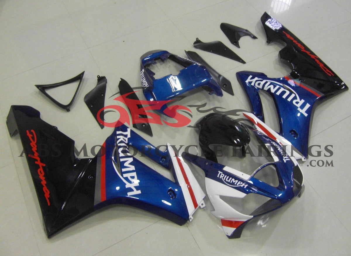 Triumph Daytona 675 (2006-2008) Blue, Black, White & Red Fairings