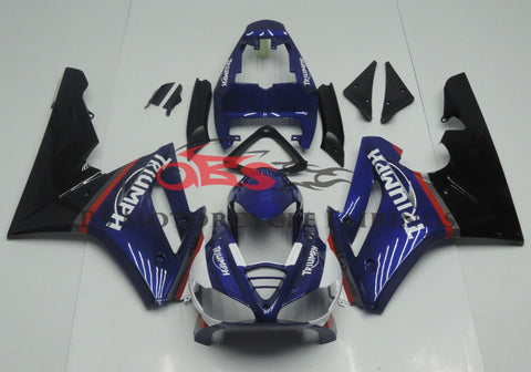 Triumph Daytona 675 (2006-2008) Blue, Black & Red Fairings