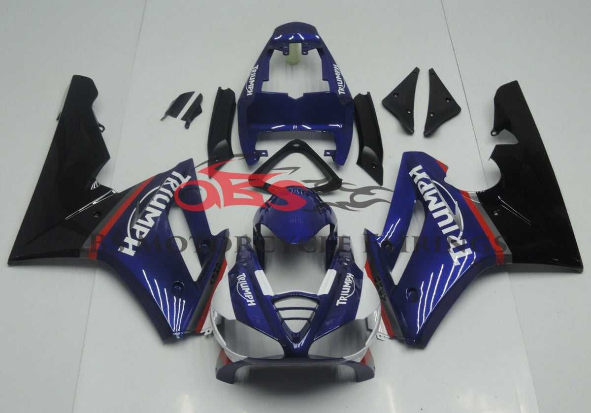 Triumph Daytona 675 (2009-2012) Blue, Black & Red Fairings