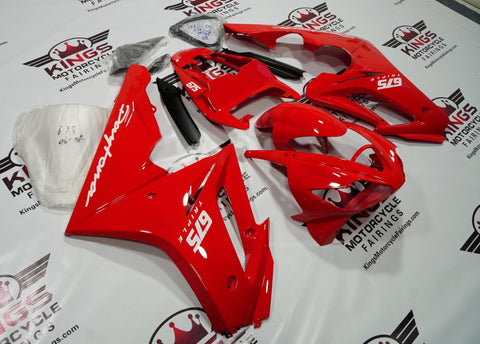 Triumph Daytona 675 (2006-2008) Red & White Fairings