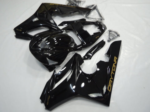 Triumph Daytona 675 (2009-2012) Black & Gold Fairings