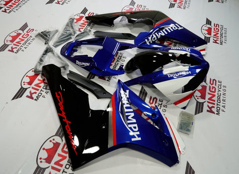 Triumph Daytona 675 (2009-2012) Blue, Black, White & Red Fairings