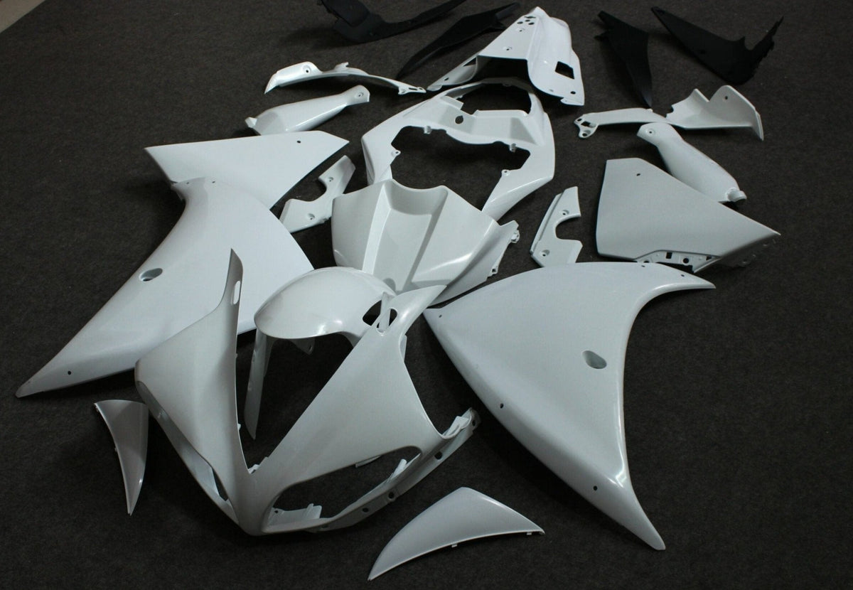 Yamaha YZF-R1 (2012-2014) White Unpainted Fairings