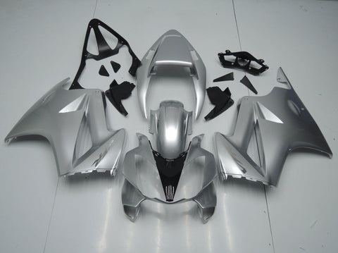 Honda VFR800 (2002-2013) Silver & Black Fairings