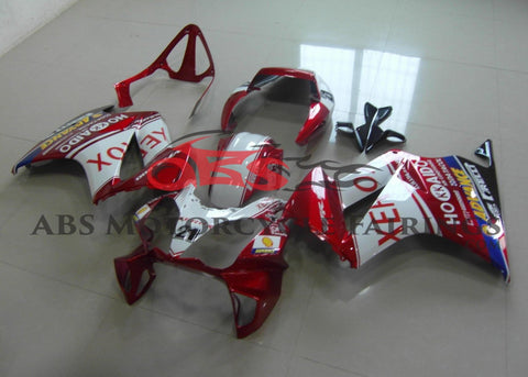 Honda VFR800 (2002-2013) Red & White XEROX Fairings