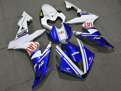 Yamaha YZF-R1 (2004-2006) Blue, White & Red Fiat Fairings