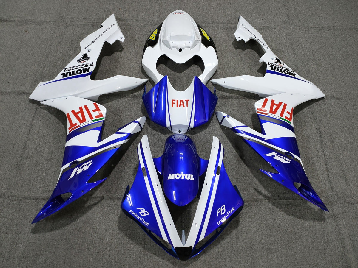 Yamaha YZF-R1 (2004-2006) Blue, White & Red Fiat Fairings