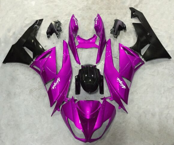 Fairing kit for a Kawasaki Ninja ZX6R 636 (2009-2012) Pink & Black