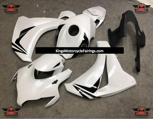 Honda CBR1000RR (2008-2011) Pearl White & Black Fairings