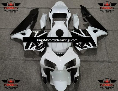 Honda CBR600RR (2003-2004) White & Black Fairings