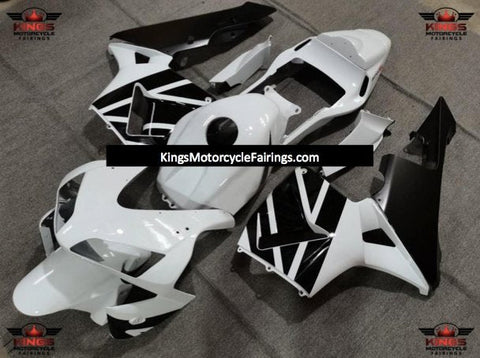 Honda CBR600RR (2003-2004) White & Black Fairings